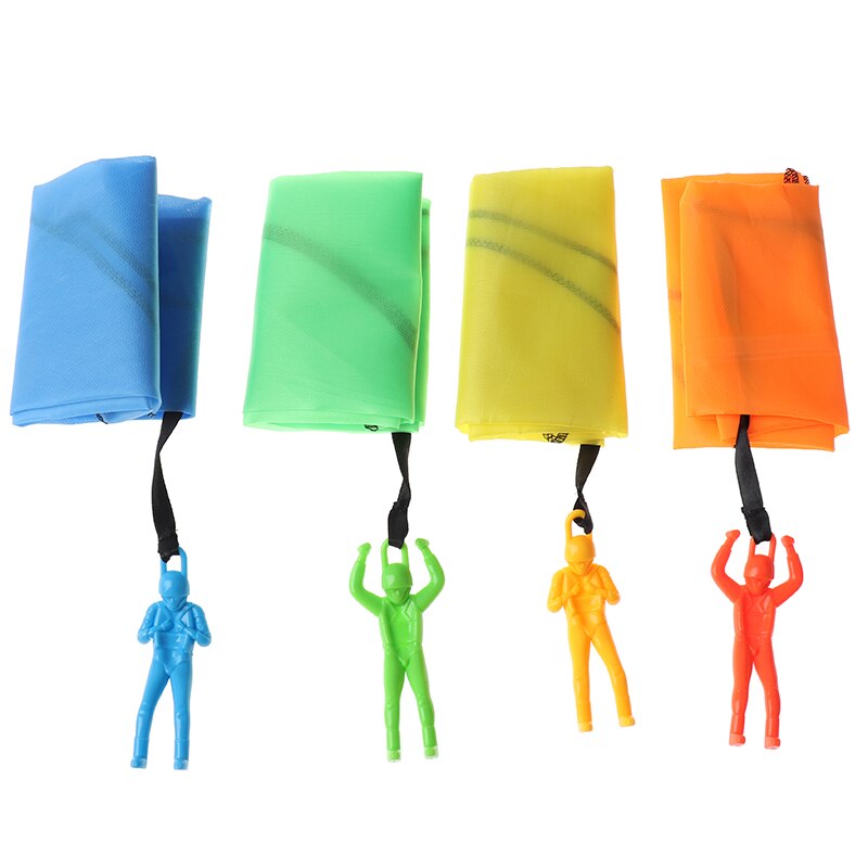 Grappig Kids Hand Gooien Parachute Speelgoed Voor Kinderen Educatief Parachute Met Figuur Soldier Outdoor Play Games Sport