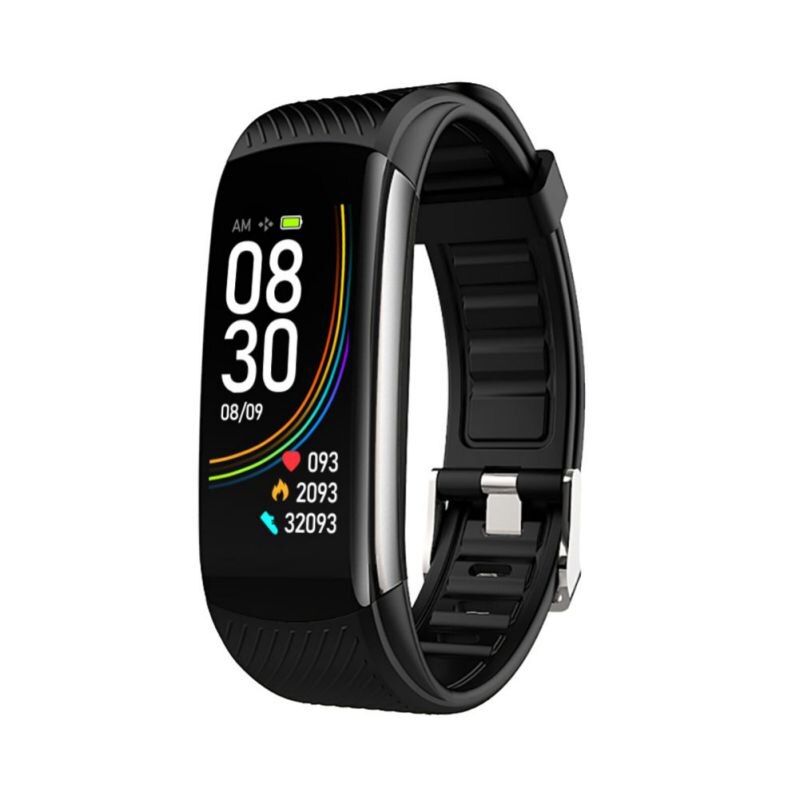 Greatlizard C6T Smart Band - Body Temperature, Blood Pressure, Heart Rate Monitor, Activity Tracker