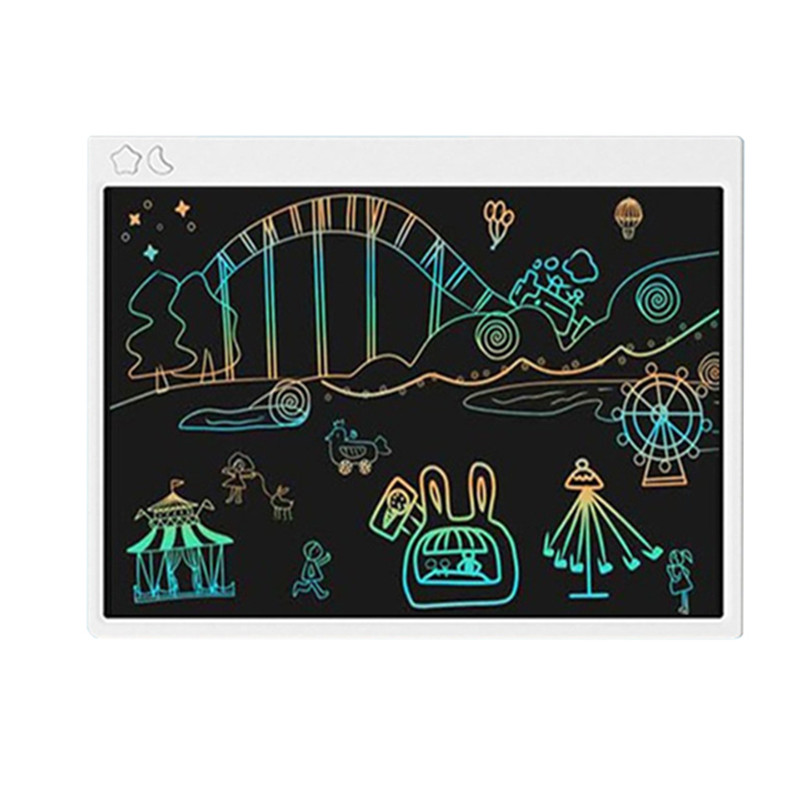 16-Inch Handwriting Board LCD Light Energy Electronic Rechargeable Drawing Children's Writing Board Smart Blackboard: Colors White