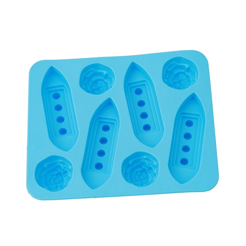 Romance créative Fun Titanic Cocktails Silicone moule bac à glaçons chocolat Fondant moule bricolage barre fête boisson