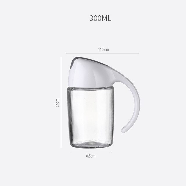 Küche Glas Öl Spender Öl Flasche Soße Topf dicht Flasche Essig Soße Öl Flasche Für Kochen Kochen Werkzeuge: 300ML