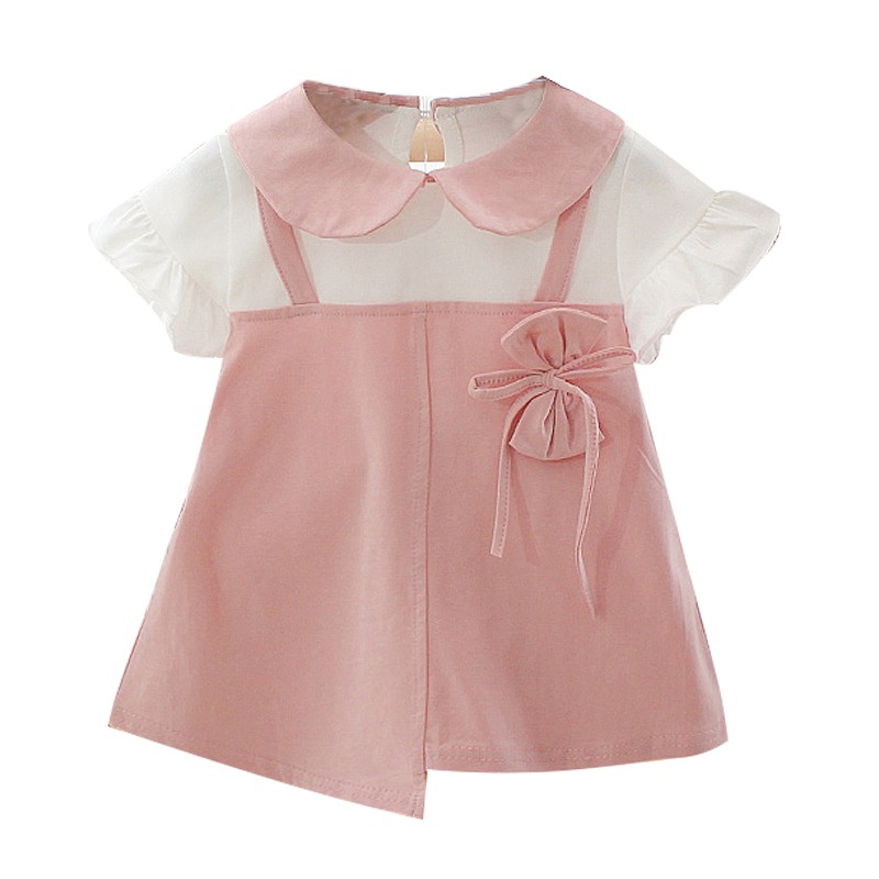 Baby Meisje Jurken Zomer Meisjes Katoen Aardbei Jurk Baby Meisje Mouwloze Effen Kleur Jurk 0-3 Jaar Baby Verjaardag jurk