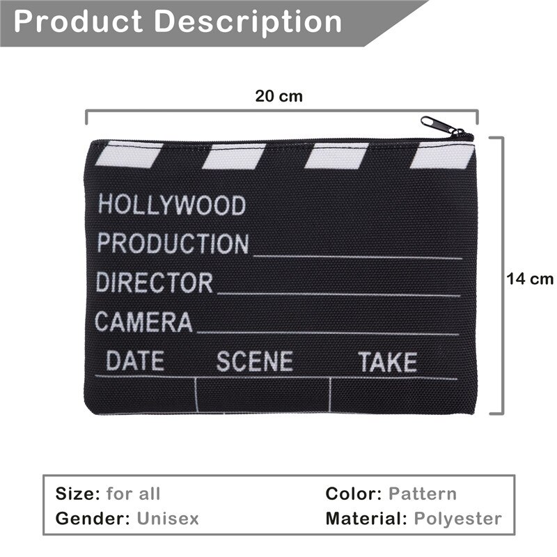 Jom Tokoy 3D Printing claps Black Necessaries for Travelling Organizer Makeup Women Letter Cosmetic Bags with Zipper