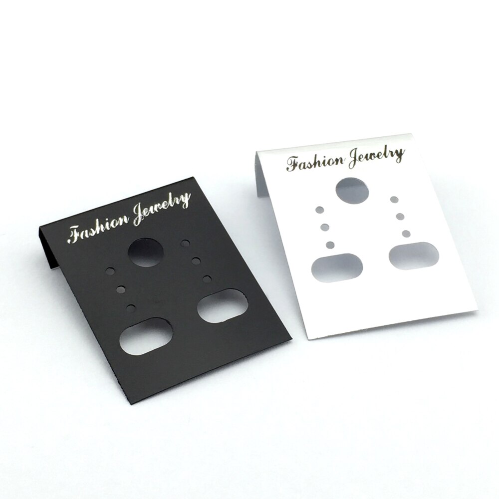 50 Stuks Plastic Earring Ear Studs Haken Verpakking Display Tag Kaarten Benodigdheden Voor Sieraden 29x38mm