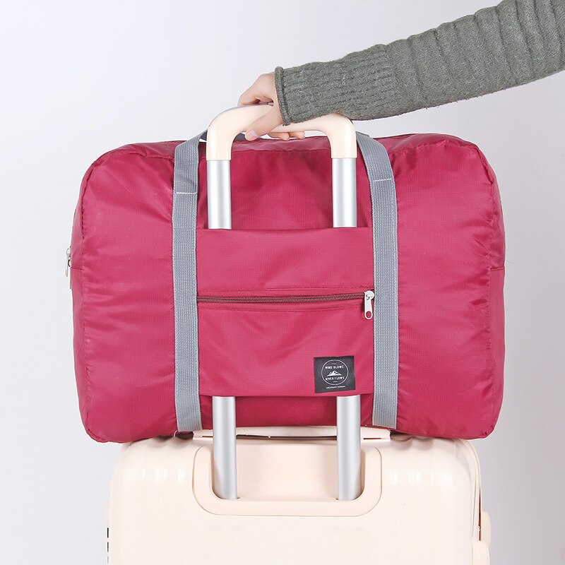 Protable foldbar stor kapacitet weekend taske til rejse bagage taske duffle arrangør kvinder mænd rejsetasker håndpakning taske