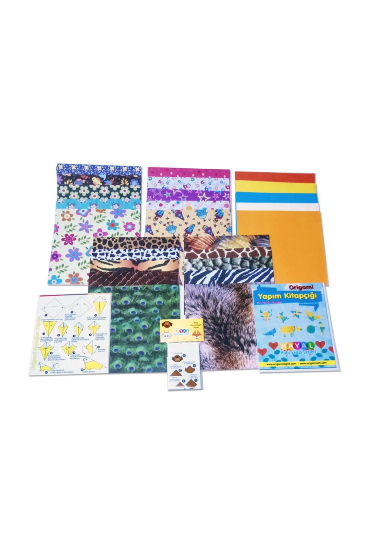 Origami Paper Set Mixed 100lü Package