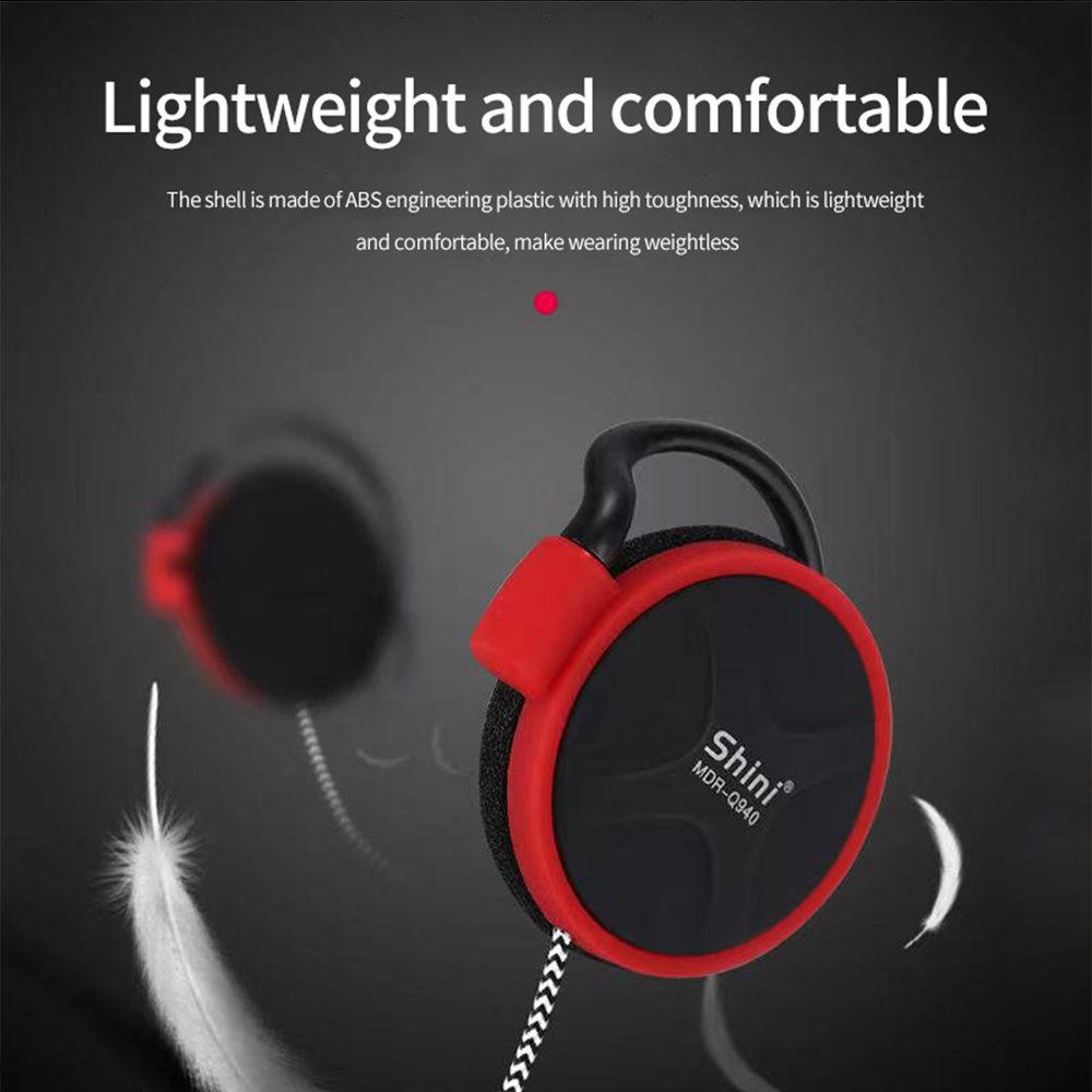 Original SHINI Q940 3.5mm Headphones Stereo Bass Music Earphone Ear Hook Headset fone de ouvido For MP3/4 Computer Mobile Phone