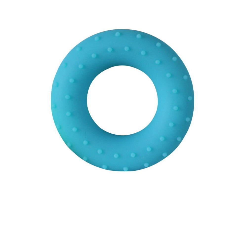 Silicone Hand Finger Gripper Resistance Band Clamp Ring Wrist Stretcher Finger Forearm Trainer Carpal Expander for Exercise Pow: Blue 40LB