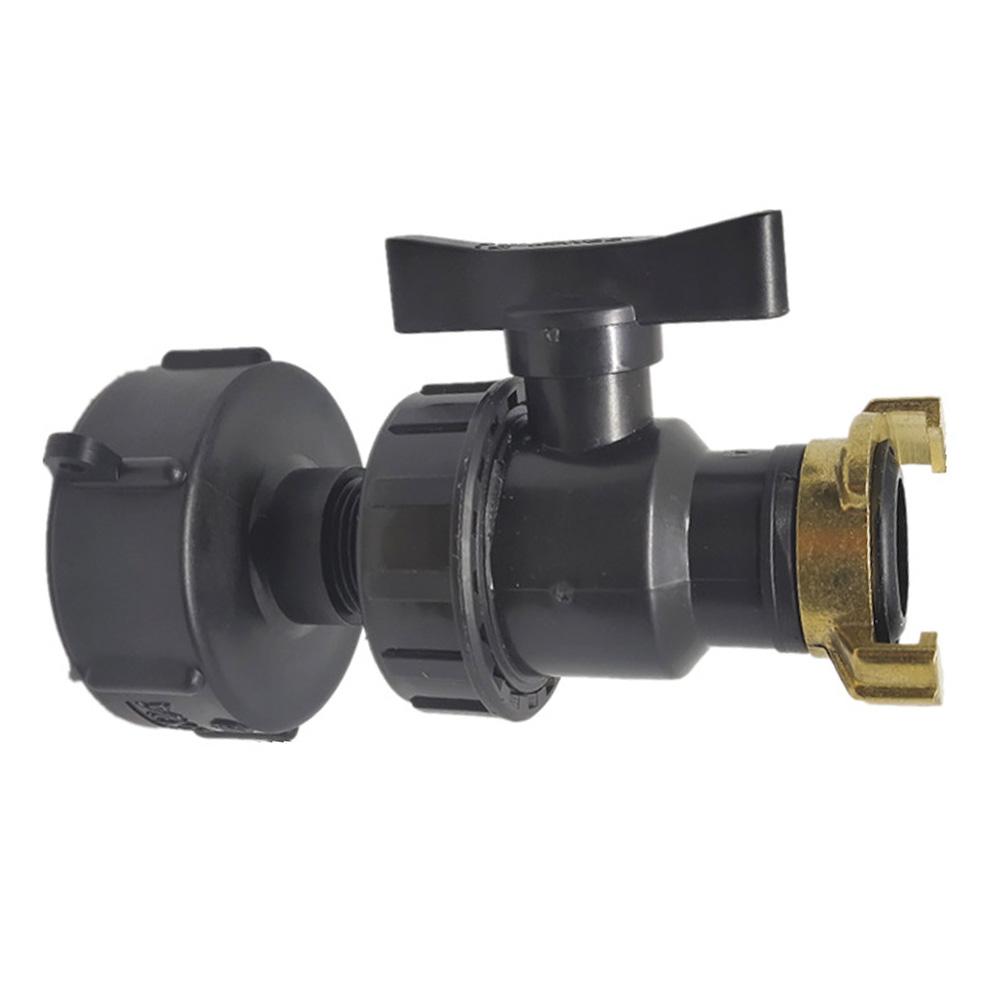 TOOLSTAR IBC - Adattatore IBC per serbatoio acqua da giardino, attacco S60X6, con gamma di prese di rubinetto, T 20 mm (3/4