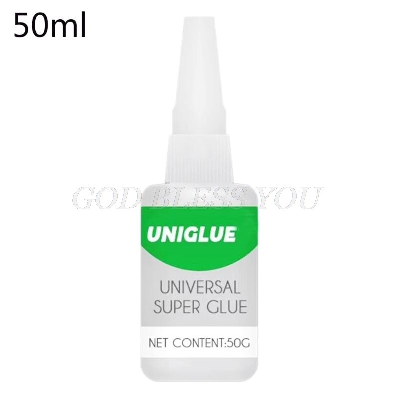 Universal Super Glue Strong Plastic Resin Ceramic Metal Glues Crafts Household 50ml