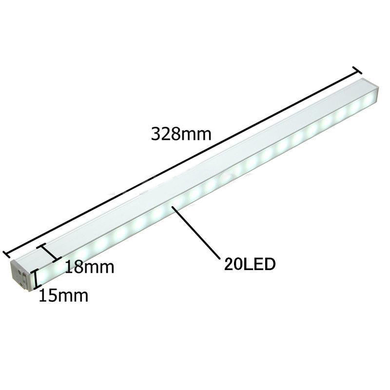 Sans fil 20 LED sous meuble lumière veilleuse avec PIR capteur de mouvement armoire placard escalier cuisine veilleuse batterie puissance