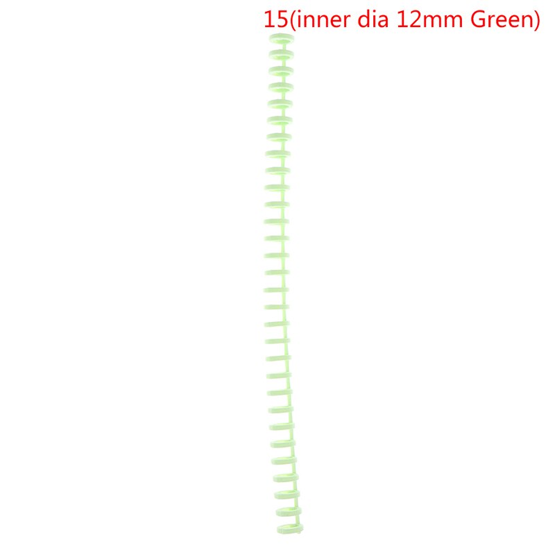 10/12mm 30 otwór koła pierścień luźne liście plastikowy pierścień wiążący dla Kid A4 A5 A6 Notebook Binding klipy papier do majsterkowania Notebook Album: Style-15