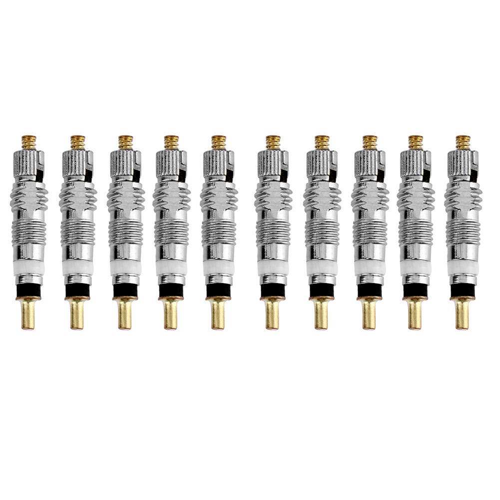 2/5/10PCS Vélo Noyau de Valve Tige Presta Style Pneu Noyau de Valve Pour Tubeless Vélo De Route VTT Pompe À Air Vélo Valve Outil de Suppression: 10pcs