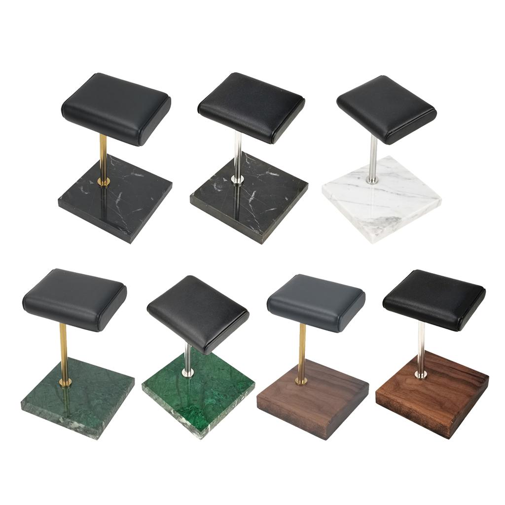Marmer En Pu Lederen Horloge Houder Stand Opbergdozen Case Horloge Vitrine Sieraden Organisator
