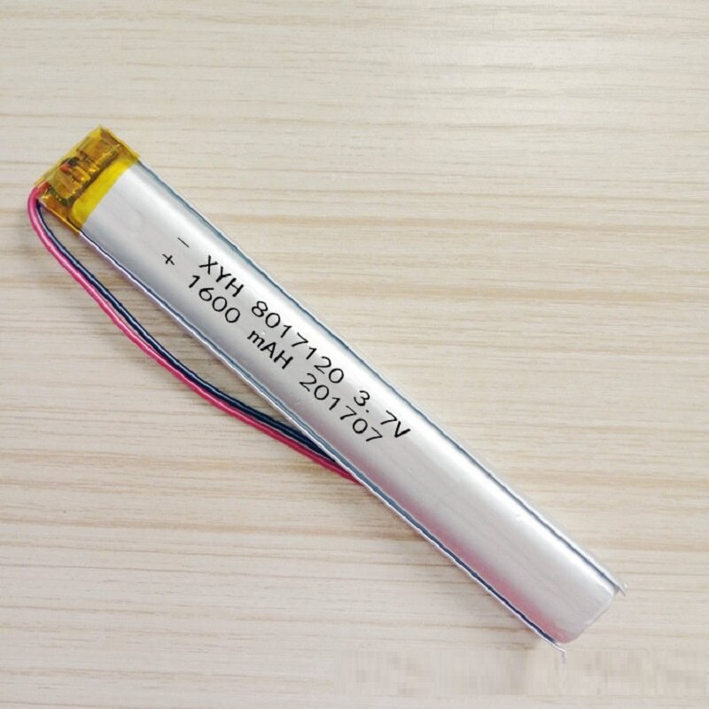 8017120 3.7V 1600mAh Lithium Polymer Rechargeable Battery lipo cellS For E-book power bank DIY Tablet PC: Default Title