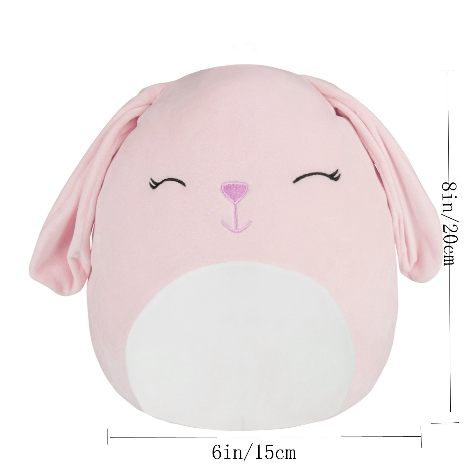 Roze Bunny Knuffel Grote Pasen Cartoon Konijn Voor Kinderen 8Inches Gevulde Dieren Kerstcadeaus # G30