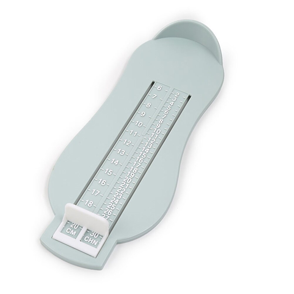 Kids Feet Length Measuring Device Shoes Calculator Baby Foot Ruler Kids Foot Length Measuring Child Shoes: Plain Blue