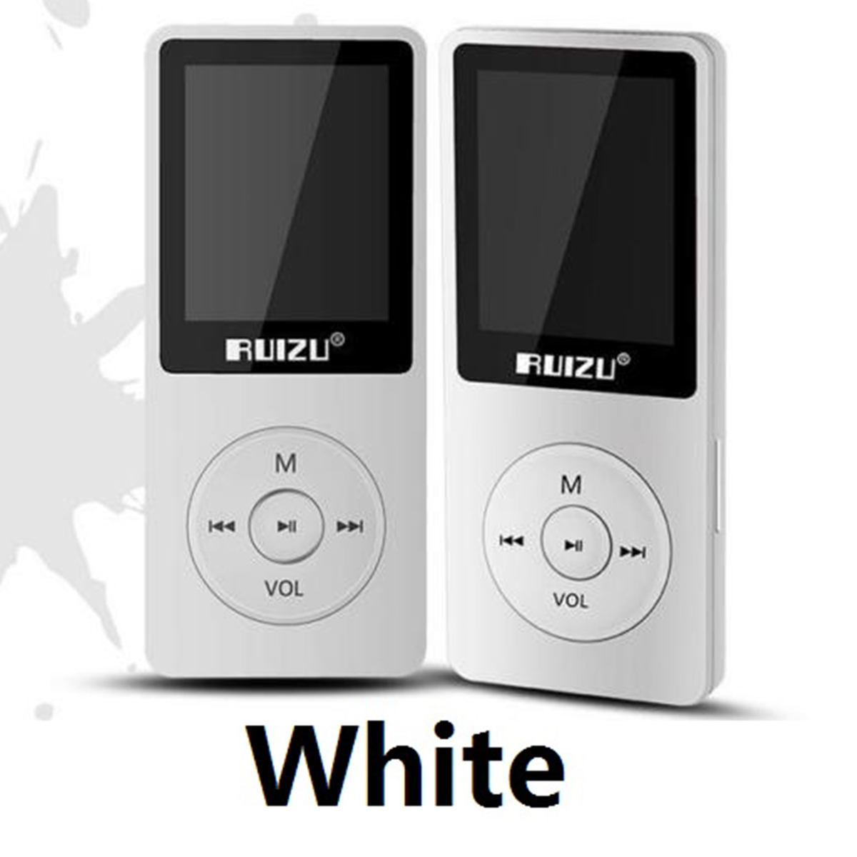 Lecteur de musique 100% Original RUIZU X02 version anglaise ultra-mince lecteur MP3 avec 8 go de stockage jouer 80h Radio Fm E-Book
