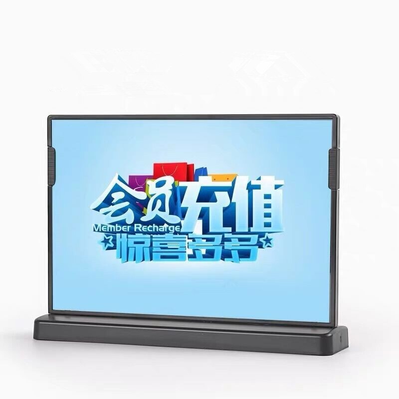 A4 Plastic T / L Shape Table Sign Holder Menu Sign Holder Stands For Tables Restaurants Sign Board For Stores: A4 t Black h