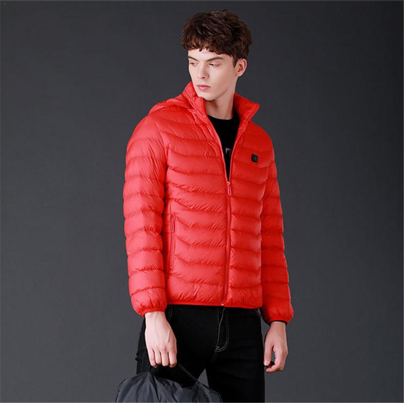 Upgrade Pure Elektrische Verwarmde Vest Lichtgewicht Module Intelligente Oplaadbare Verwarming Warm Vest Drie Temperatuurregeling