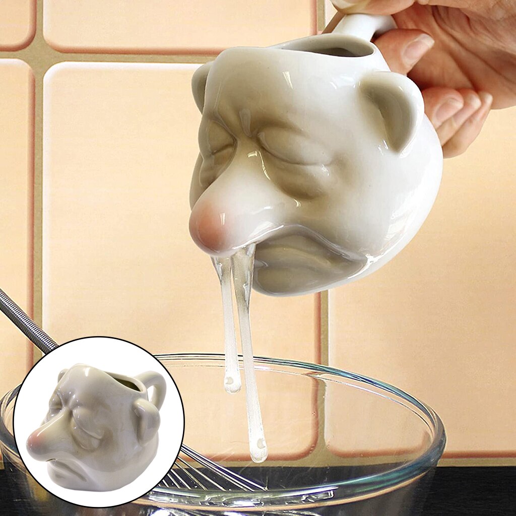 Cartoon Bogeyman Egg Separator Filter Simple Small for Kitchen Gadget Cooking Separation Assistant