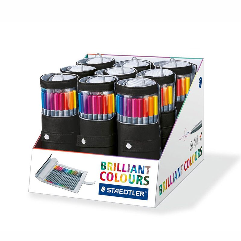 Staedtler 334 pc20 fiber pen 20 farve nåle pen hook line pen håndmalet penne taske sæt