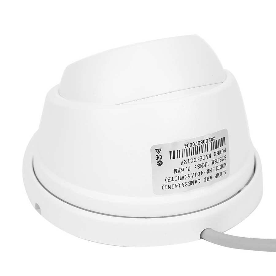 5MP AHD PIR Infrared Security Camera Dome Cam IP66 Waterproof Indoor Monitor