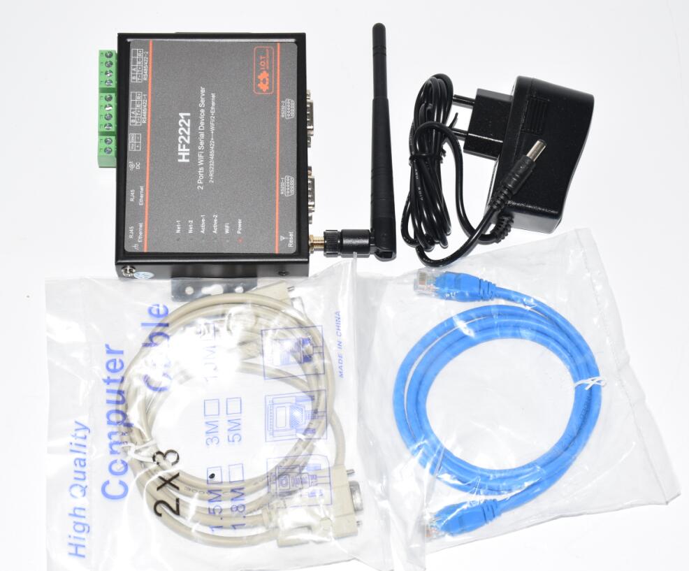 RS232/RS422/RS485 to Ethernet/Wi-Fi Converter server module Conversion Support TCP/IP/Telnet /Modbus TCP Protocol