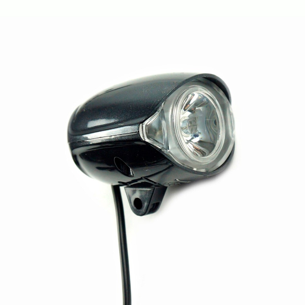 Luz Delantera Bicicleta Eléctrica 12V-72V - LED, Enchufe SM, A Prueba De Agua, Cable 180 Cm