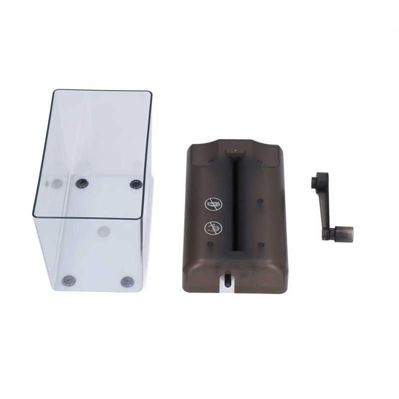 Manual Paper Shredder Portable Manual Compact Structure Simple Operation Hand Crank Shredder for Office Desktop Home
