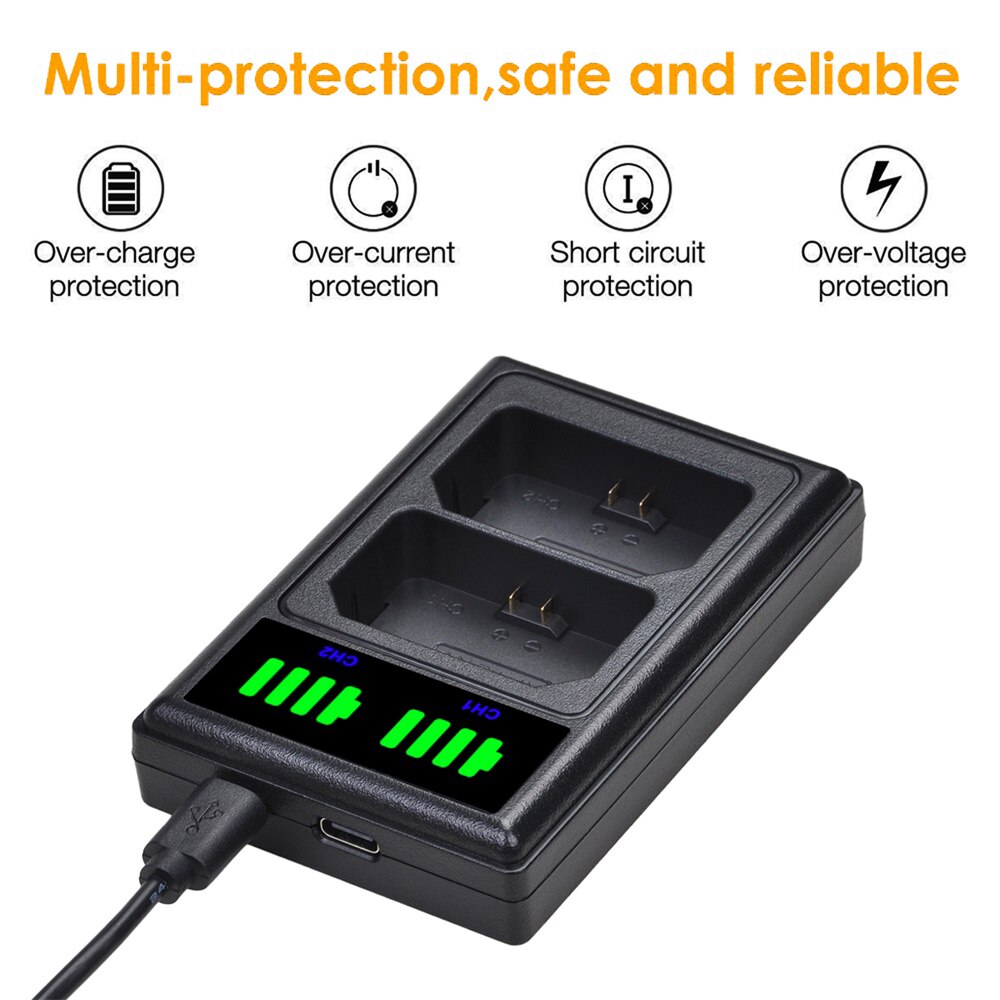 2280 mah np -fz100 npfz 100 np fz100 batteri + led dual usb oplader til sony np -fz100 bc-qz1 sony  a9 a9r a9s a7r iii  a7 iii  a6600.