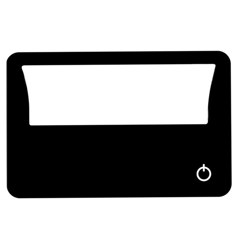 Lupa Rectangular grande con luz LED, 3 unidades, 3X, lupa de página completa para lectura, manos libres