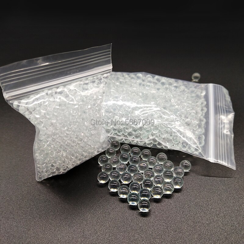 Esferas de vidro decorativas de alta precisão, esferas de vidro para laboratório de alta precisão, 1000 tamanhos 1/2/3/4/5/6/7/8mm para rolamento mecânico