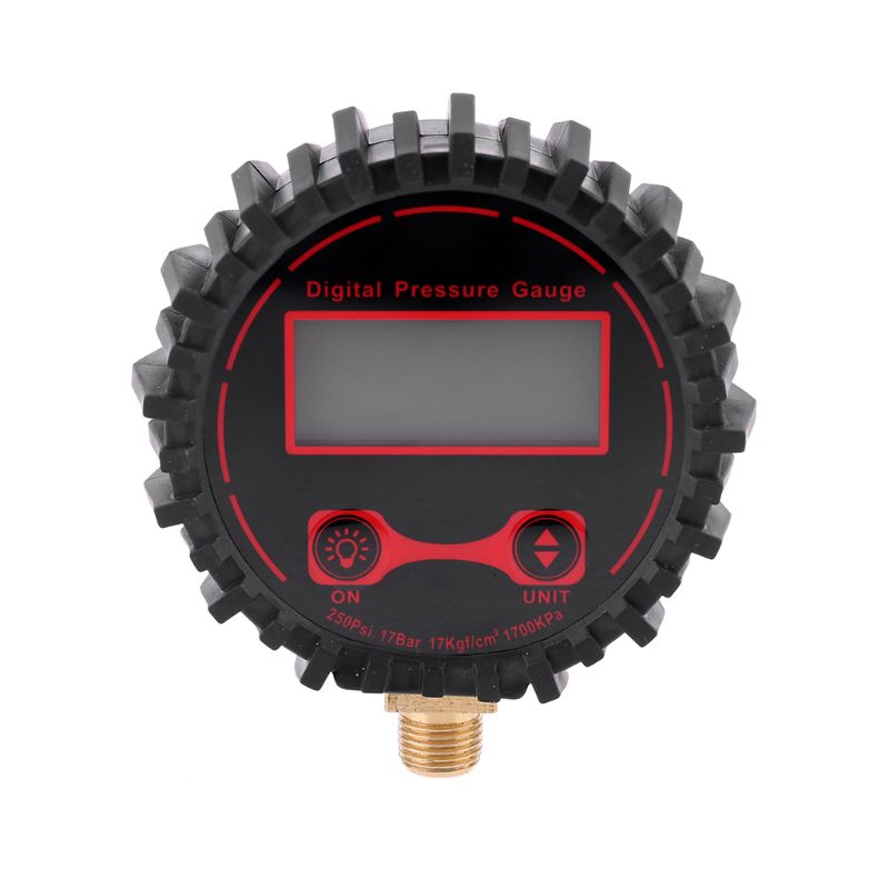 250 psi digital bil lastbil dæk trykmåler køretøj tryk tester monitor  m11*1 tråd med led lys
