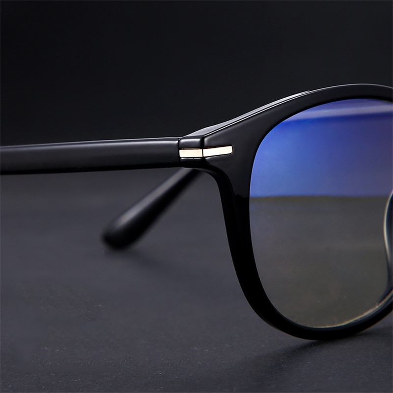 Montura de gafas anti-luz azul para usuarios de ordenadores móviles, gafas Retro ultraligeras para hombres, monturas de gafas anti-rayos azules para mujeres