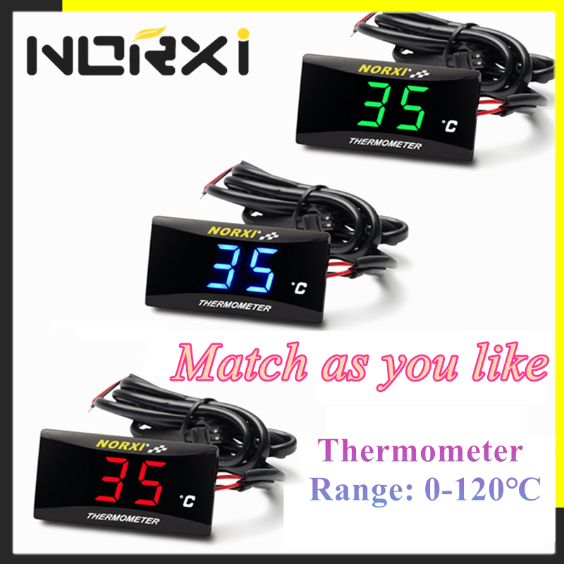 Thermomètre de moto, température de l'eau, mini-mètre pour XPrévention 250 300 NMAX CB 400 CB500X, capteur, jauges de thermomètre