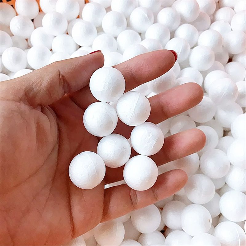 50 stk skumkugle slim tilsætning charms perler diy slim forsyninger til fluffy sky slim ler