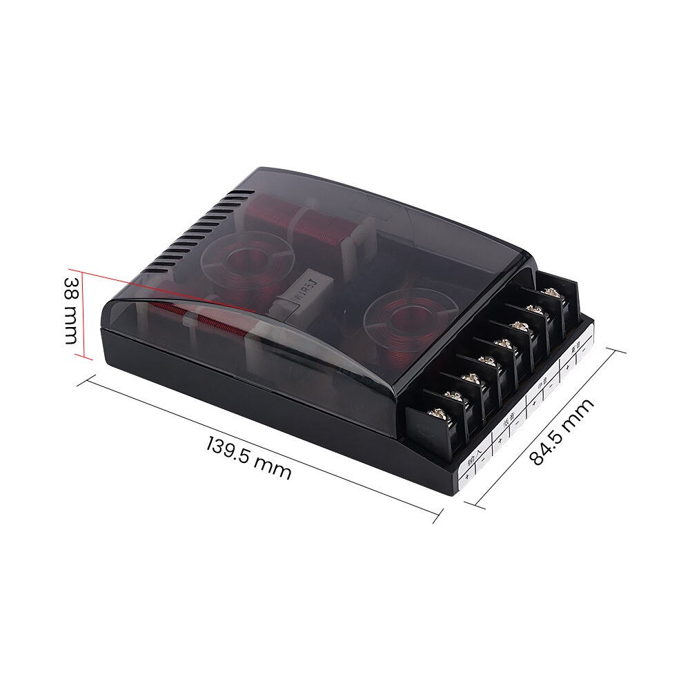 AIYIMA 2Pcs 150W 3 Way Crossover Audio Tweeter Midrange Woofer Speakers Frequency Filter Divider DIY Car Sound System