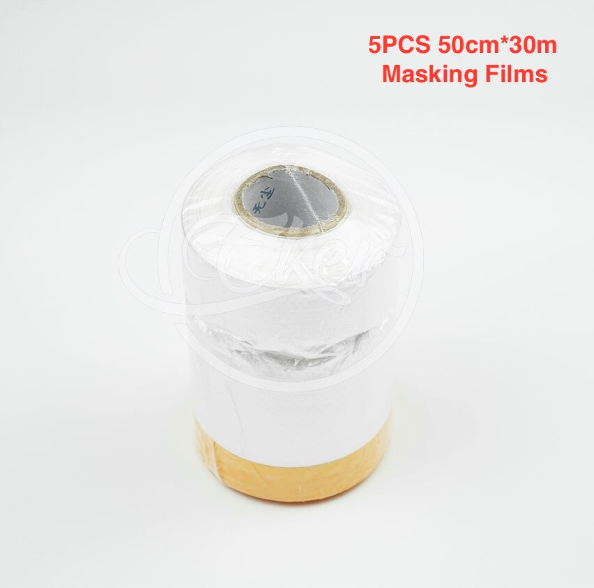 55cm*30m Roll Spray Paint Protection Film for Car Paint Plasti Dip Rubber Paint Plasti Dip Masking Film Cover: 5PCS