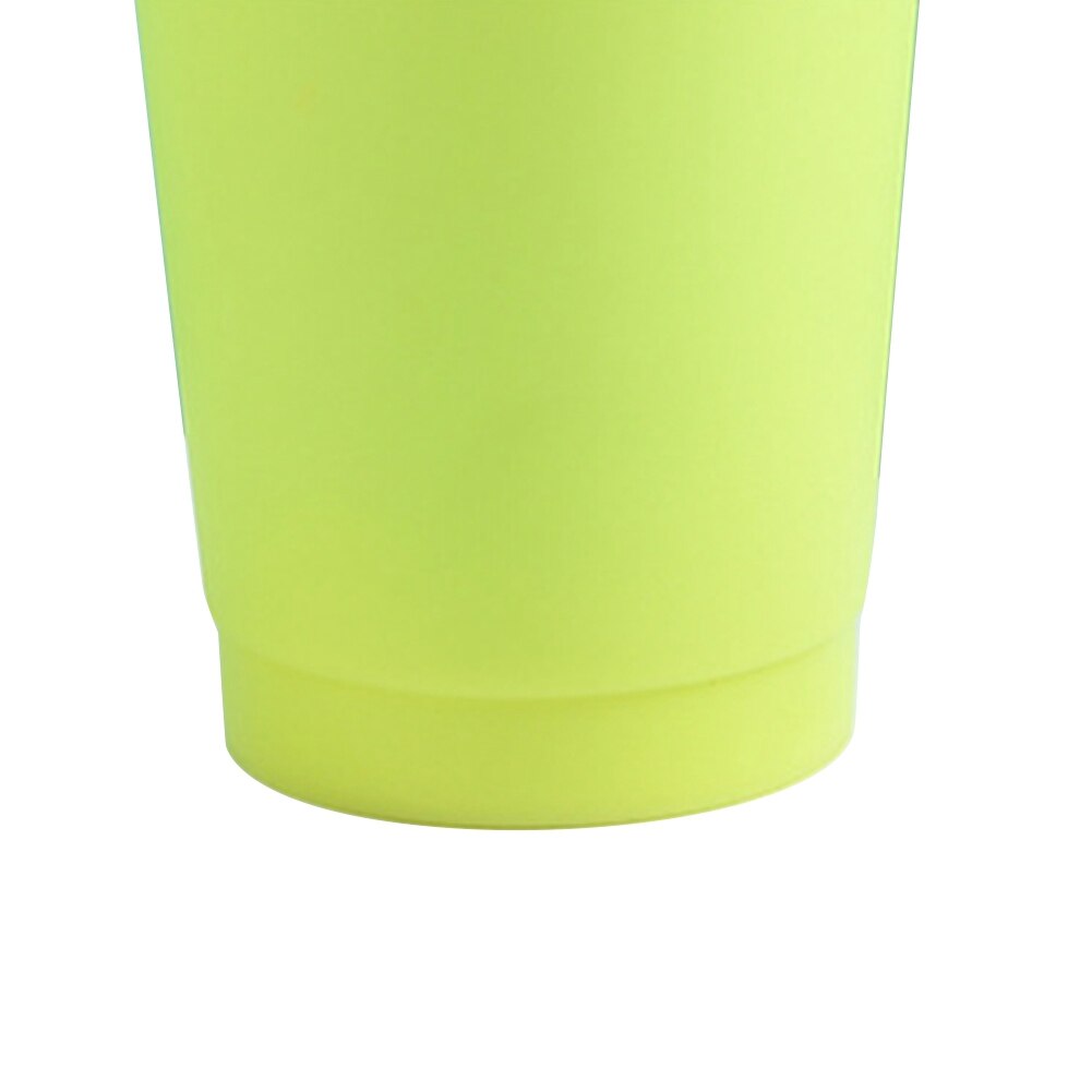 Copo de café colorido dos pp plásticos sensíveis à temperatura reusável dos copos da bebida fria em mudança da cor com tampas e canudos 600-710ml