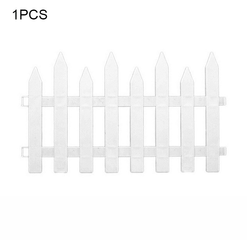 5pcs/set Indoor Outdoor Garden Fence Plastic Fence for Garden Courtyard Kindergarten Flower Vegetable Small Fence DIY Decoration: 50x30cm 1pcs