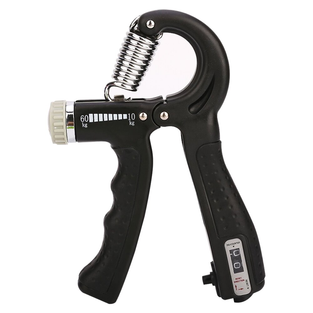 R-Shape Adjustable Heavey Hand Grip Sports Strength Countable Exercise Strength Gripper Spring Finger Pinch Carpal Expander