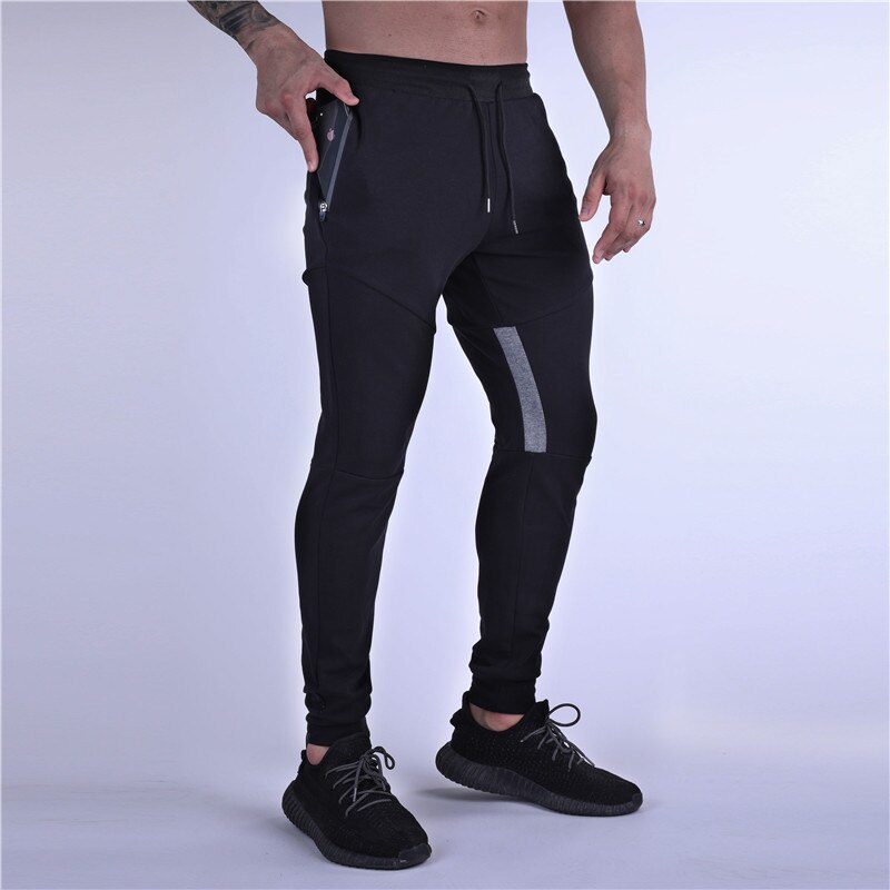 2022 neue Frühjahr Fitnessstudio Sport Hosen Herren Jogger Patchwork Fitness Bodybuilding Herren Lauf Hosen Läufer Kleidung Jogginghose