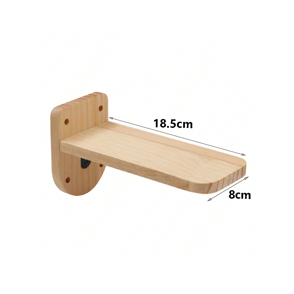 Kat Hangmat Hout En Sisal Touw Muur Gemonteerd Voor Grote Katten Of Kitty, Springplanken, Zitstokken Meubels Slapen: Goud