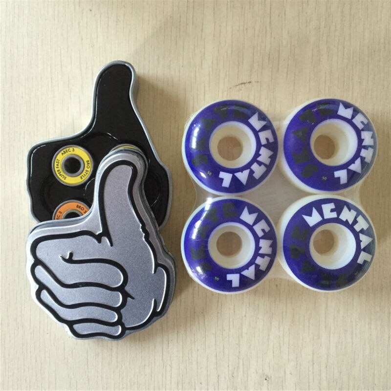 Pro Bro style skateboarding bearing ABEC-3with Multi 51-53MM 100a &101a Skate Wheels for street skateboarding