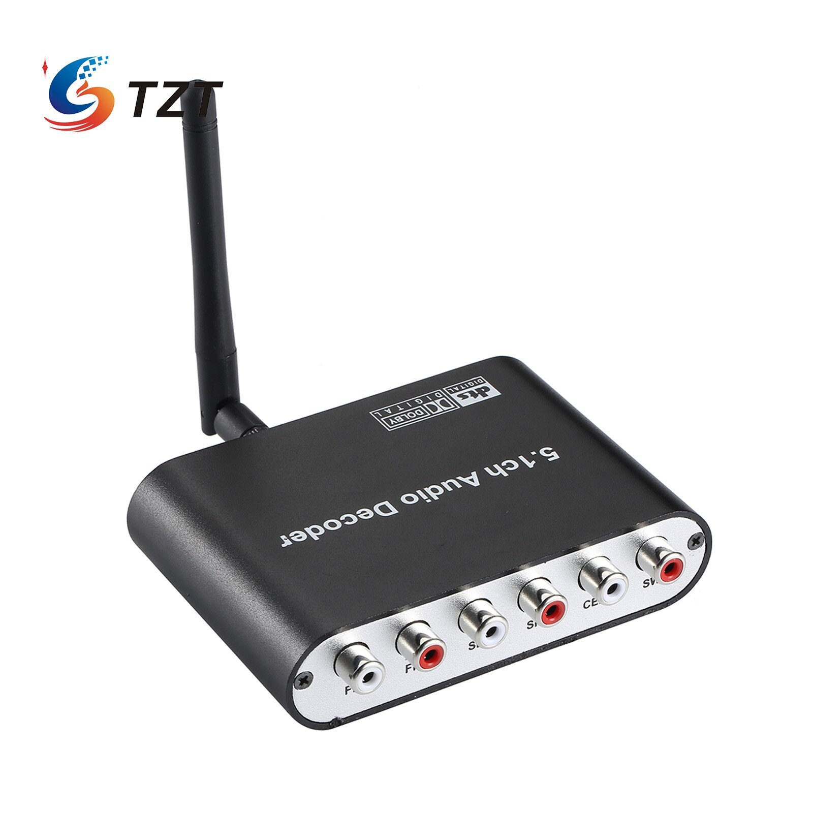 TZT DAC615 DTS Digital 5.1 Audio Decoder Converter Gear DAC Bluetooth BT 5.0 US B Music Player SPDIF Optical Coxial input FLAC A