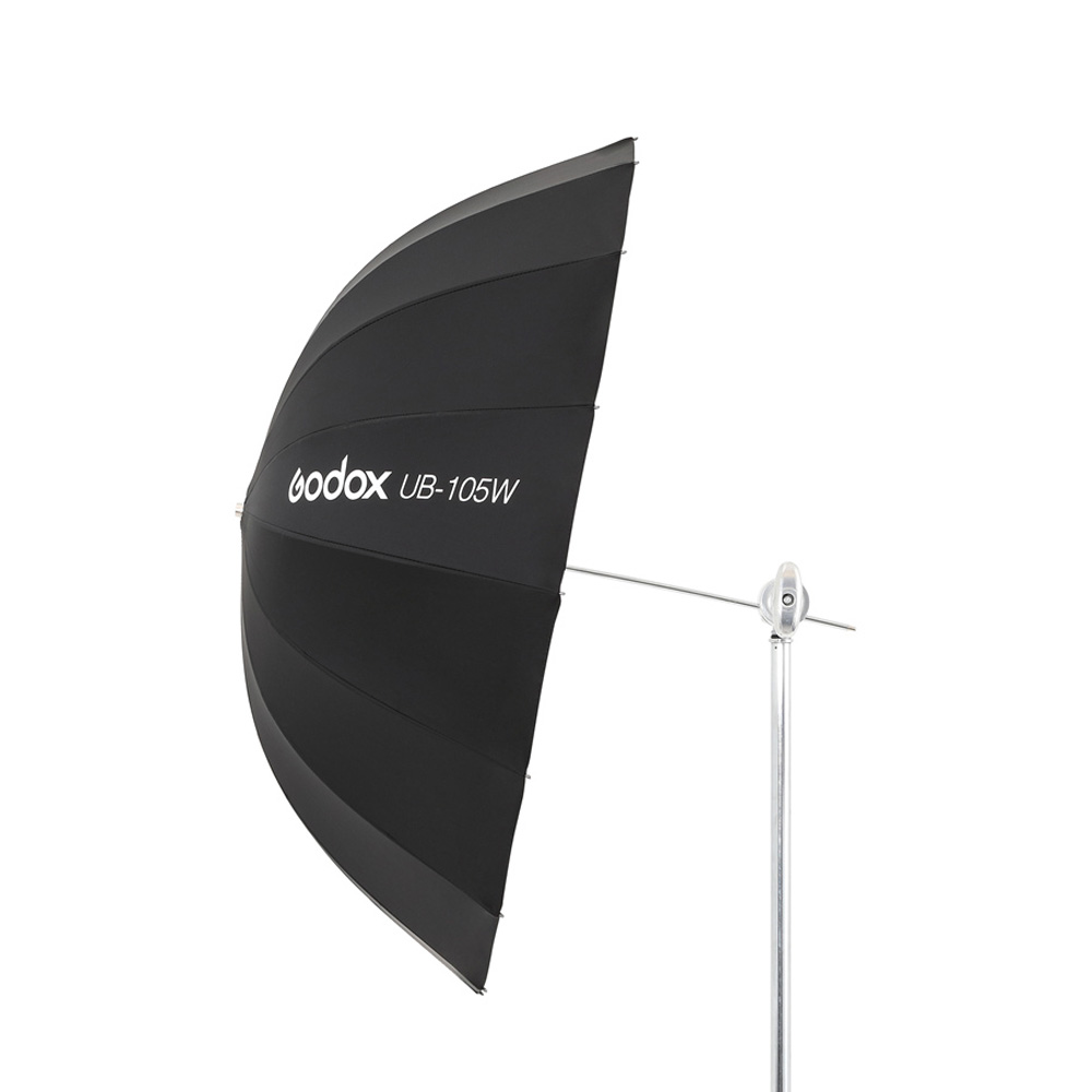 Godox UB-85W 33.5in85CM Paraplu Studio Licht Umb Rellaparabolic Zwart Wit Reflecterende Met Zwart Zilver Diffuser Cover Doek