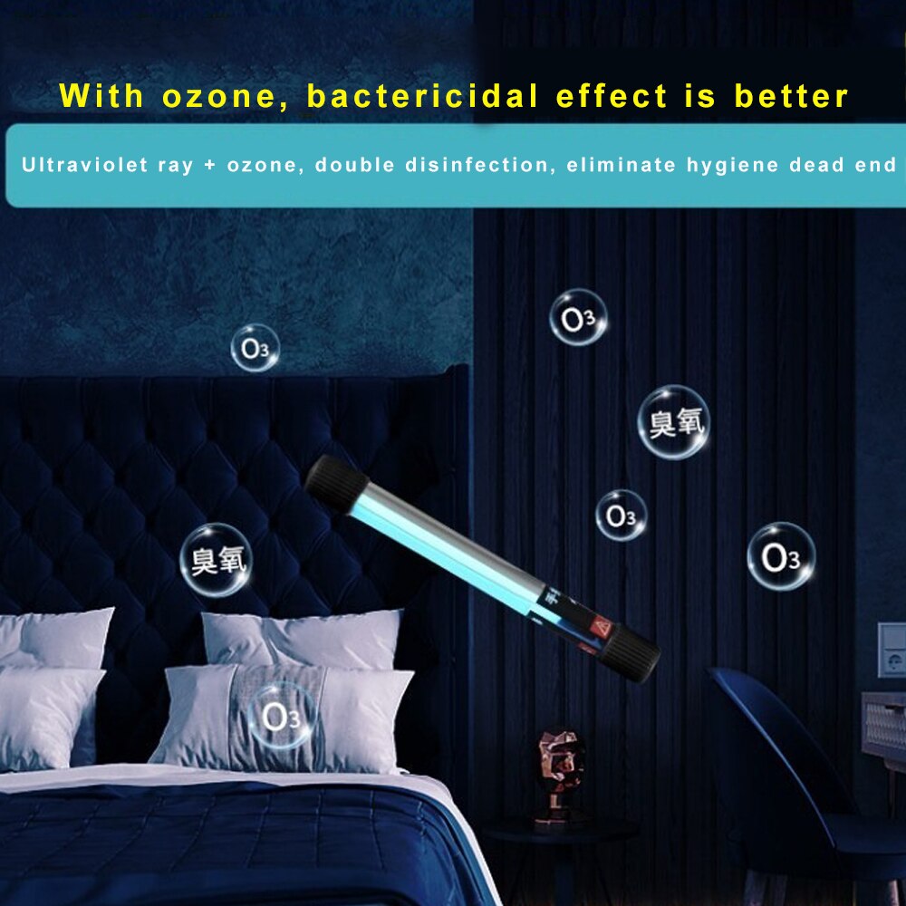 UV Licht Handheld Uv Effiziente Entkeimungslampe Uv Ozon Desinfektion Sterilisation Stick für Home Office