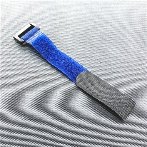 10Pcs 20*200Mm Magic Tape Kabelboom Tapes Cable Tie Cord Computer Kabelhaspel Kabelbinders Haak loop Sluiting Tape: Blue 10pcs