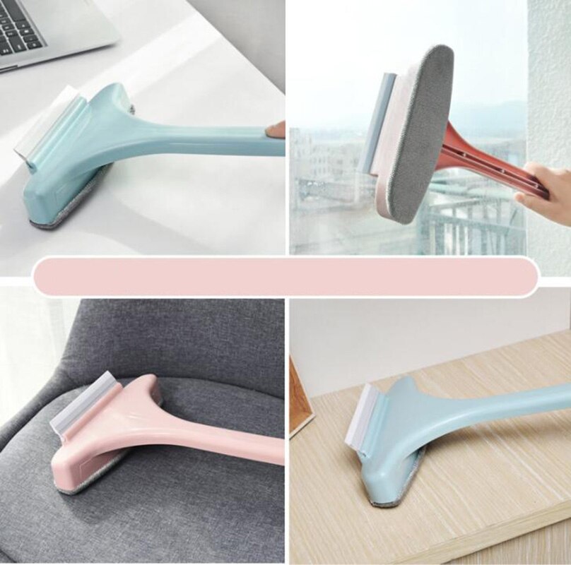 Window Brush Cleaning Glass 2in1 Detachable Dust Removal Multifunction Desktop Sofa Clearing Supplies Bathroom Living Room Tool
